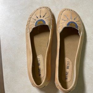 Nine West moccasin style slippers